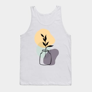 Abstract flower vase Tank Top